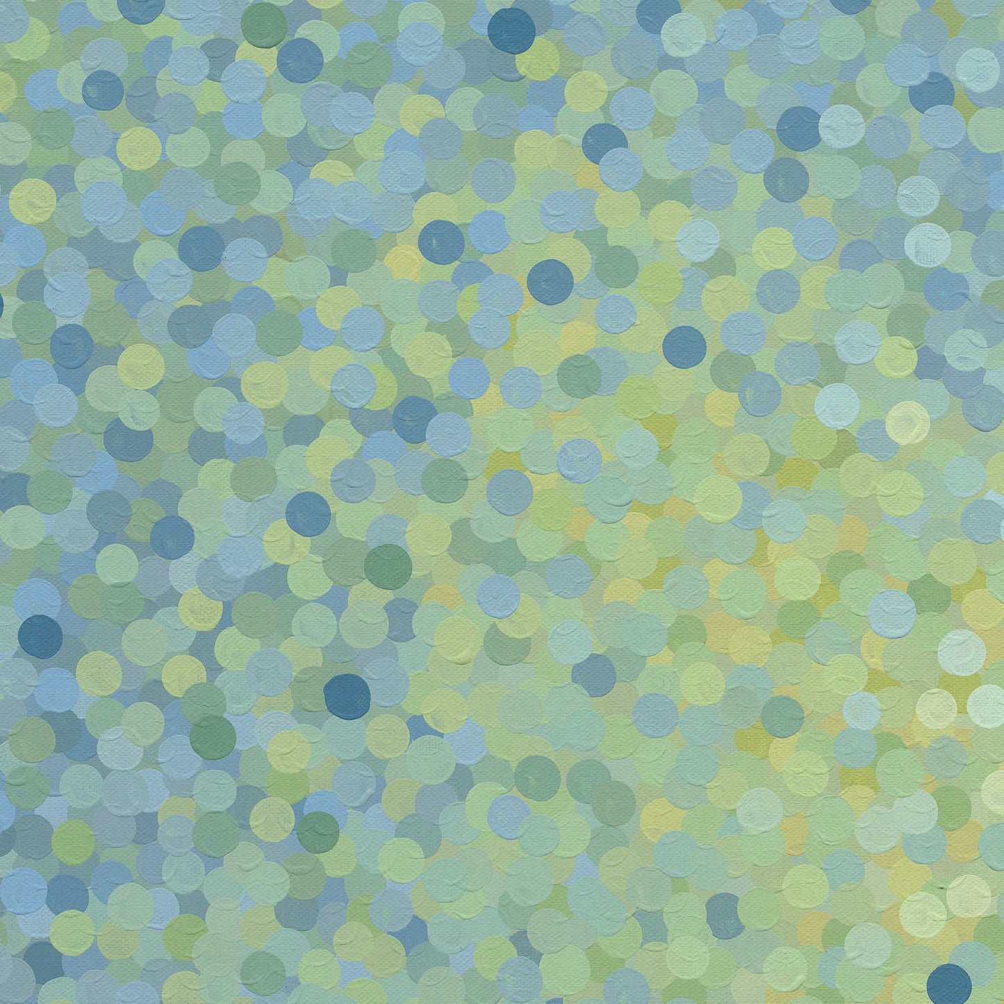 Blue Bees in Lemon Trees Original Art