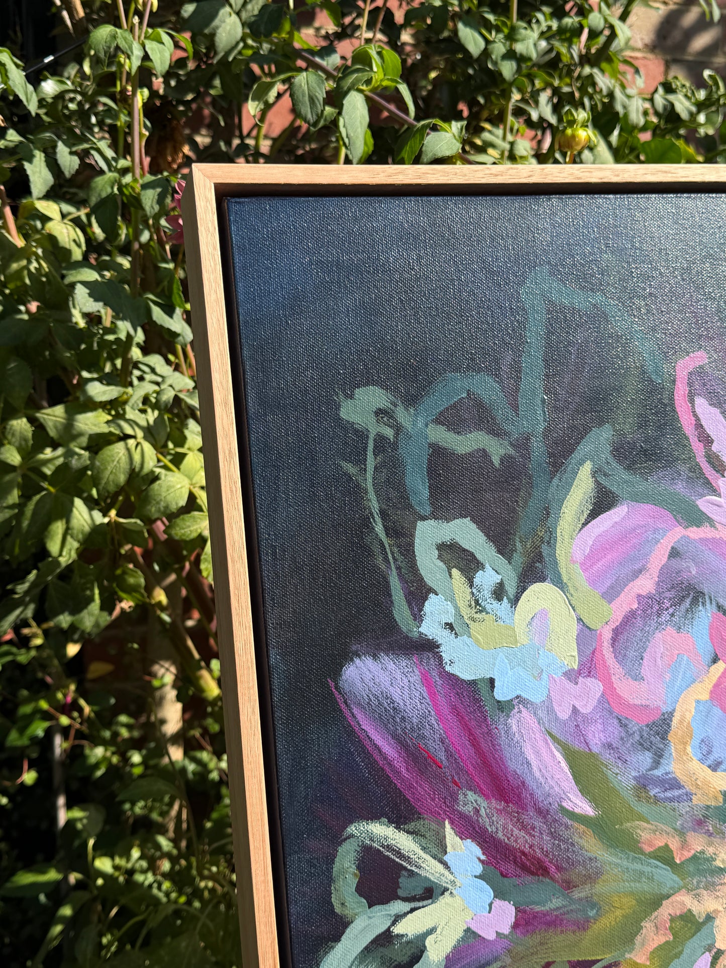 Blue Fern Disco Original Art