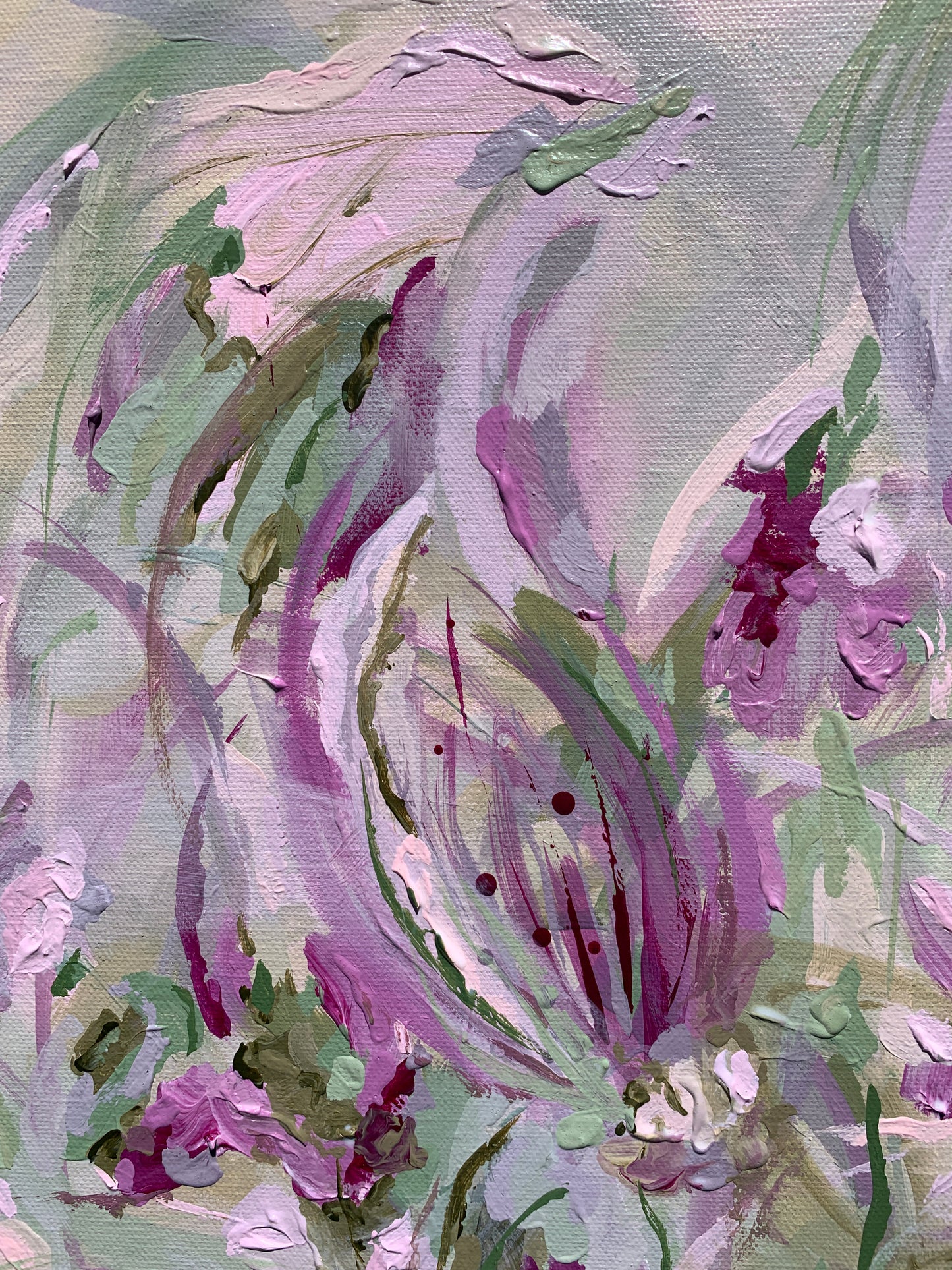 Lychees & Lava Hearts Original Art