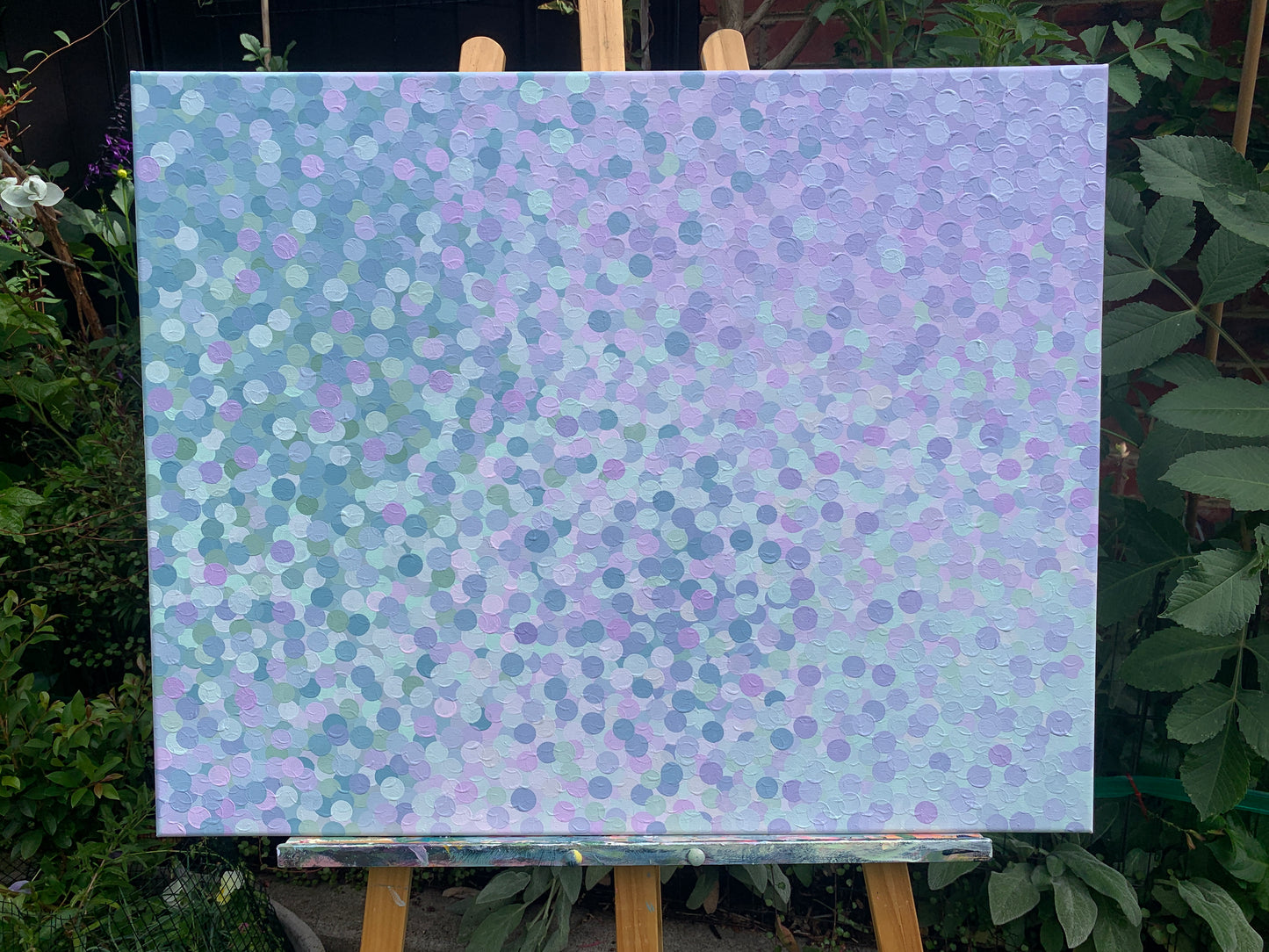 Under a Lilac Tree Original Art