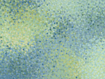 Blue Bees in Lemon Trees Original Art
