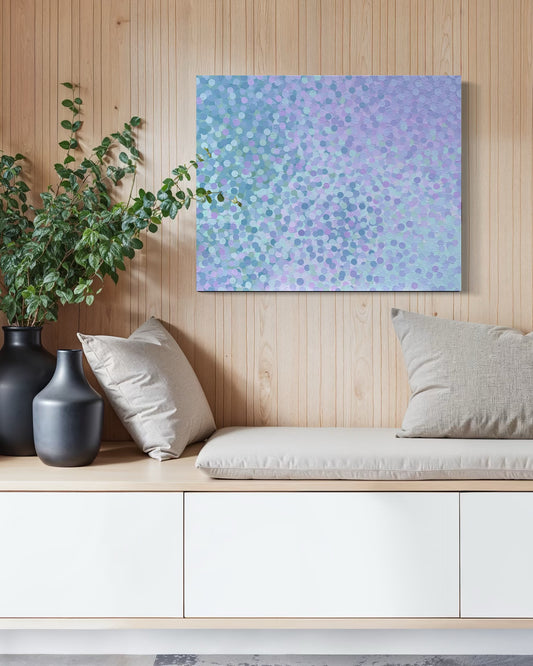 Under a Lilac Tree Original Art