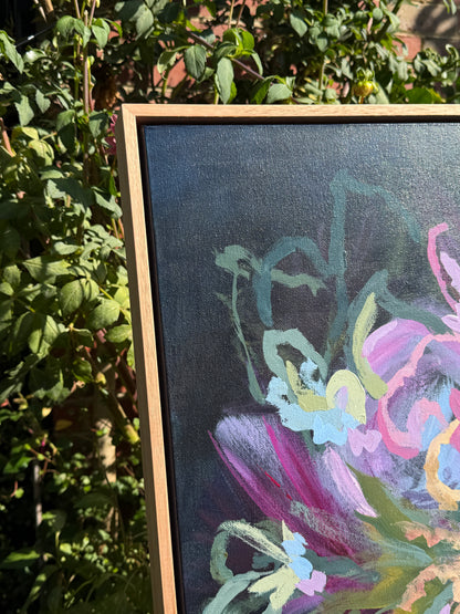 Blue Fern Disco Original Art